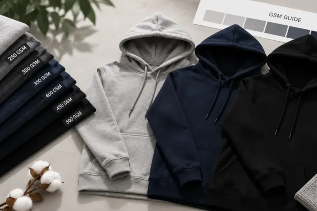 How to Choose the Right GSM Hoodie for Your Brand?